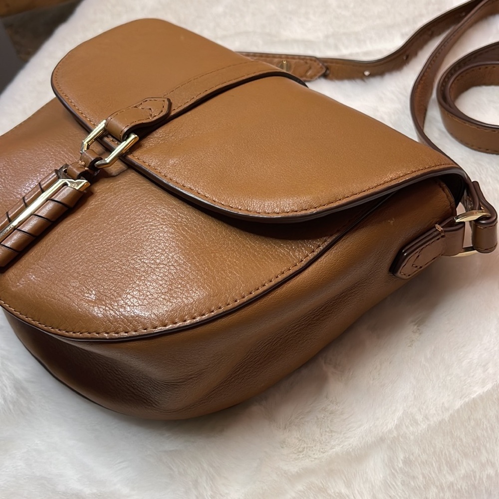 Stella & Dot- Covet- Sloan Saddle Crossbody- leather - Picture 4 of 15